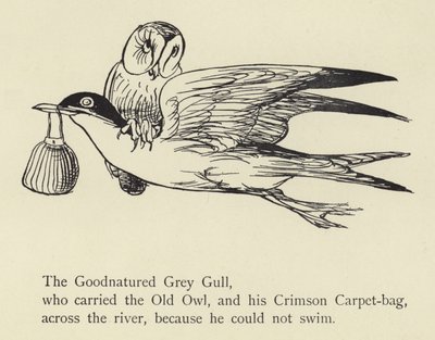 Goodnatured灰色のカモメ 作： Edward Lear